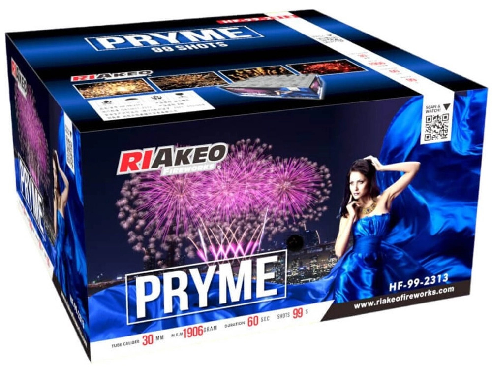 Батареи салютов FP-B132 RIAkeo PRYME 99 x 1,2 1/1sku: FP-B132